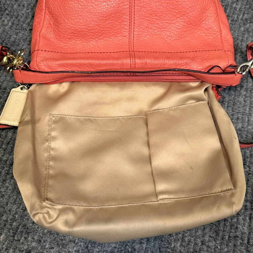 Coach Park Pink Leather Mini Duffle Crossbody Bag Shoulder Purse Coquette Preppy
